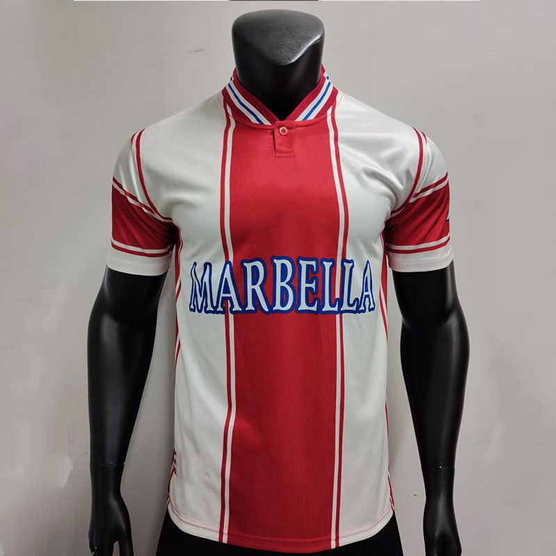 Horse Jersey Competition เสื้อฟุตบอลแขนสั้น Retro Jersey Football Home 99-00 7IIX