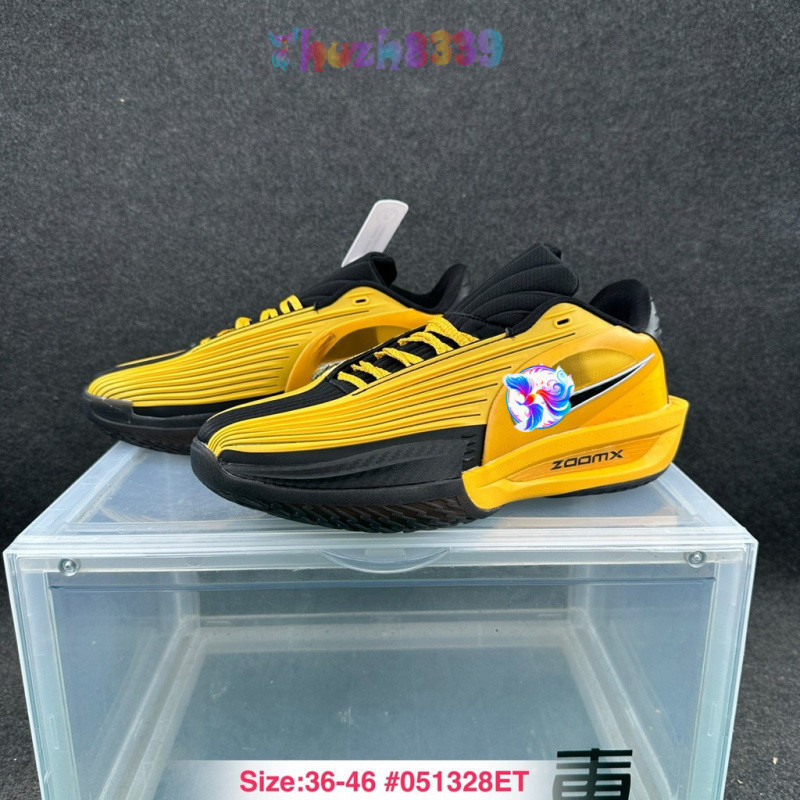 ET บริษัท Class Cut 3 Turbo Gt 3.5 Anti-Slip ทนต่อการสึกหรอ Low-Top Air Cushion รองเท้าบาสเก็ตบอล GU