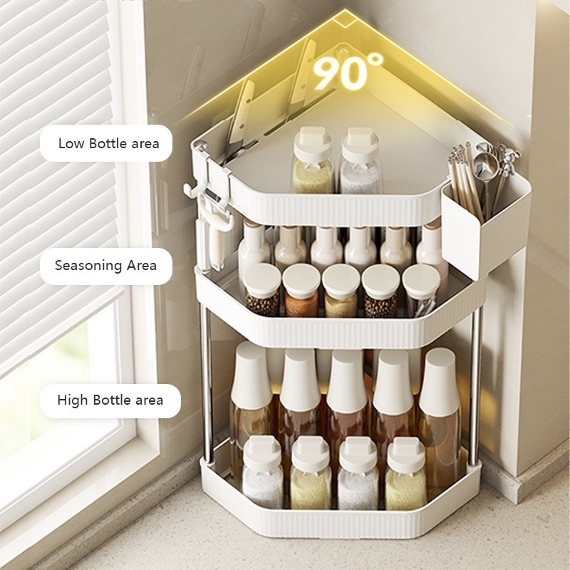 Kitchen Rack  Multi-Purpose – 2-Tier / 3-Tier Organiser Shelf