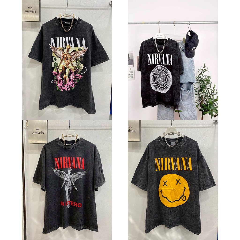 เสื้อยืด ผ้าฟ้อก โอเว่อร์ไซด์เสื้อยืด Oversize พิมลาย หลากหลาย สกรีนสวยทุกรุ่น งานUnisex ใส่ได้ทั้งหญิง-ชาย