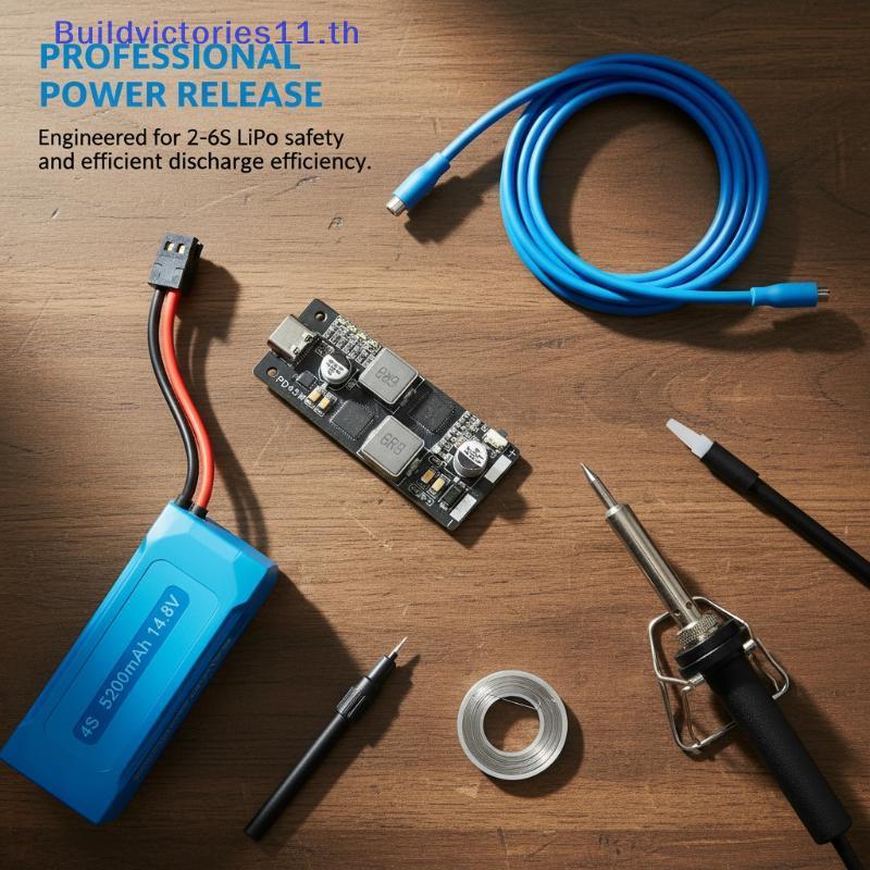 Buildvictories11 45W สําหรับ 2S 3S 4S 5S 6S เซลล์ PD31 Fast Charging โมดูลสําหรับรุ่นเครื่องบิน Make