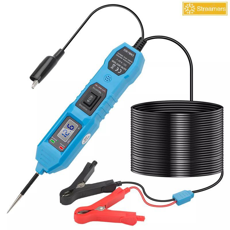 {Streamers} เครื่องทดสอบฟิวส์เครื่องทดสอบวงจร LCD 3.5-36V DC Battery Power Detector Fuse Tester LED 