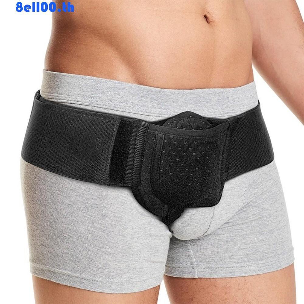 DARNELLYA Groin Support Belt, Recovery Strap Breathable Hernia Truss Belt, Man Support Anti-slip Adj