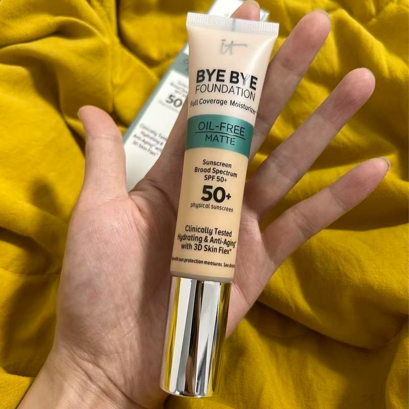 New Date It Cosmetics It Cosmetics Bye Liquid Foundation It Cosmetics Oil-Free Matte Yellow Black Le