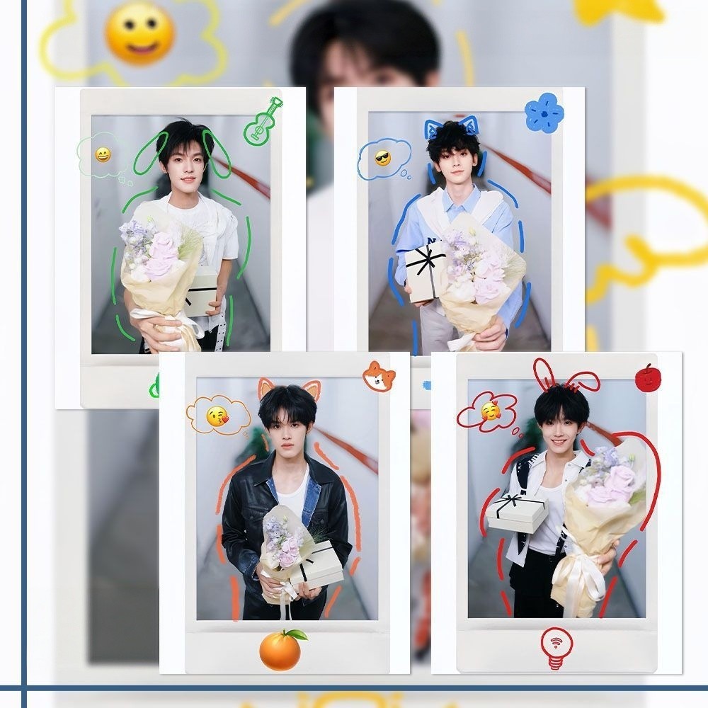 5-16pcs TF Family 3rd Mu Zhicheng Lomo การ์ดซ้าย Zuo Hang Deng Jiaxin TOP Zhu Zhixin Packfilm Yeah I