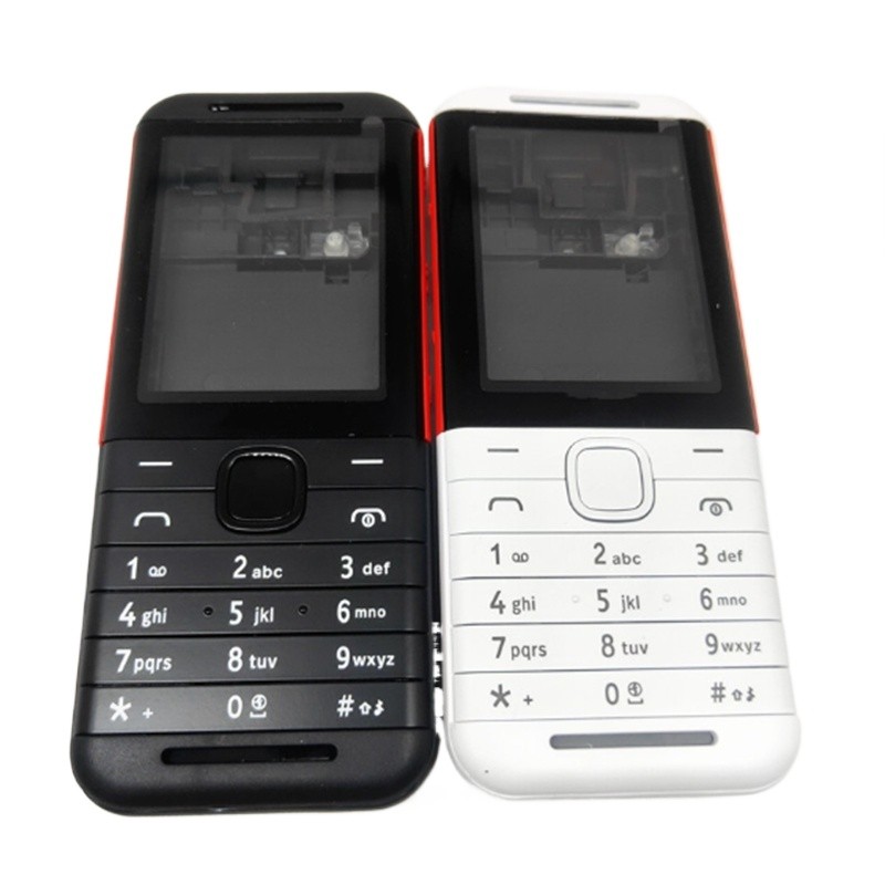 เคสครอบแบบเต็มพร้อมปุ่มกดภาษาอังกฤษสําหรับการเปลี่ยนซ่อม Nokia 5310 4G