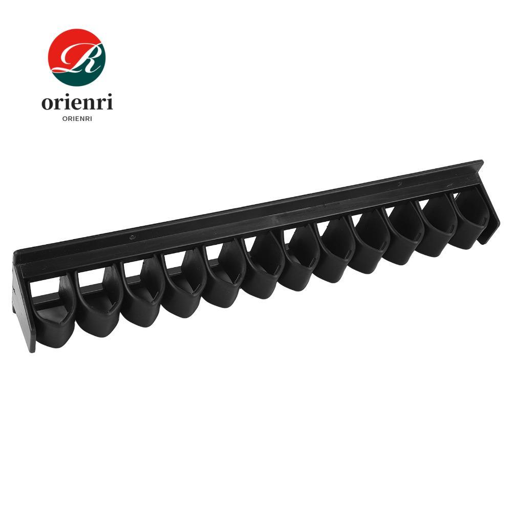 Oreneri Horse Whip Crop Holder, พลาสติก Black Horse Whip Crop Rack, ปฏิบัติติดผนังประหยัดพื้นที่ติดต