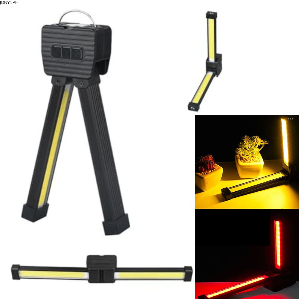 JONY1PH ไฟฉาย, รุ่นดูดแม่เหล็ก 7th Gear Dimming Gym Lamp, พร้อมตะขอแขวน 180 องศาพับ LED Posing Lamp