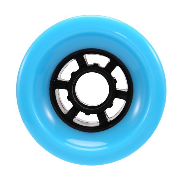 4 Blue PU + PP ล้อสเก็ตบอร์ด Longboard ล้อสเก็ตบอร์ดไฟฟ้าแปรง Street ล้อ HR82A