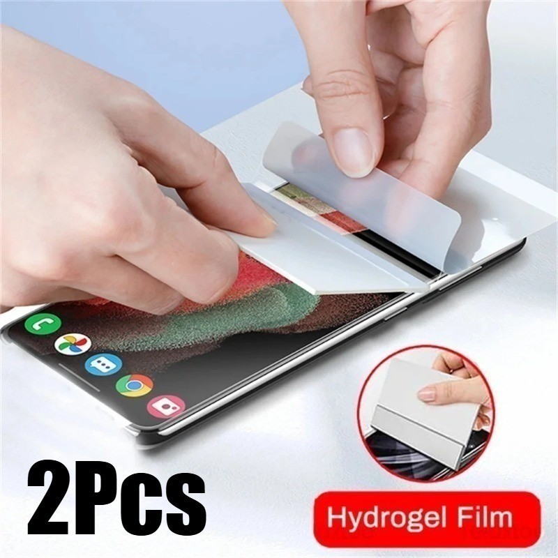 2 ชิ้น Anti Spy ความเป็นส่วนตัว Anti Blue Light Hydrogel ฟิล์ม HD Soft ฟิล์มสําหรับ iQOO Z10 Z10R Z1