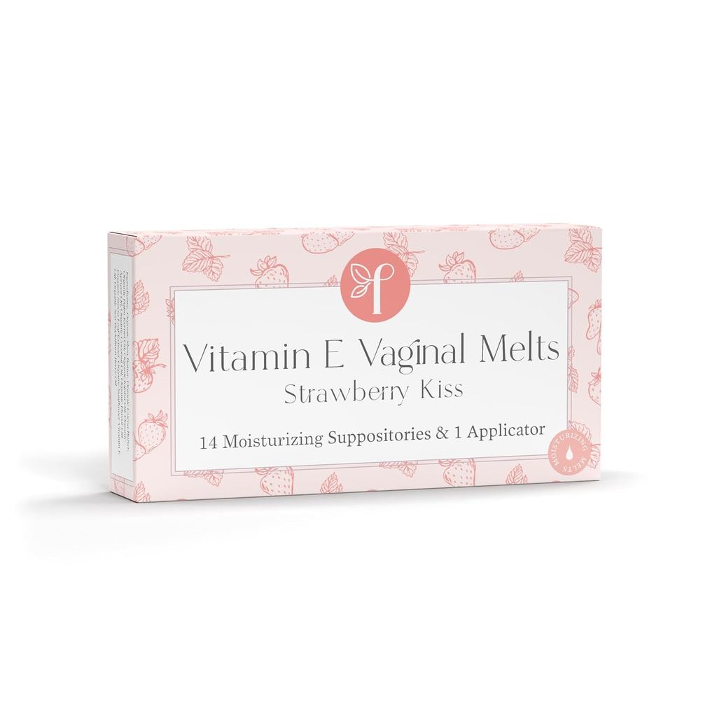 Femallay Organic Vitamin E ช่องคลอดละลาย – Strawberry Kiss – 1 แพ็ค UJ4I