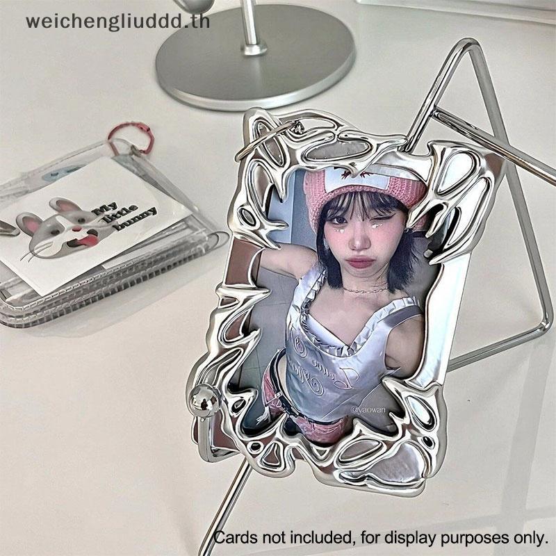 # weichen # Electroplated Premium Feeling Creative Card Holder K-POP Idol Card Holder .