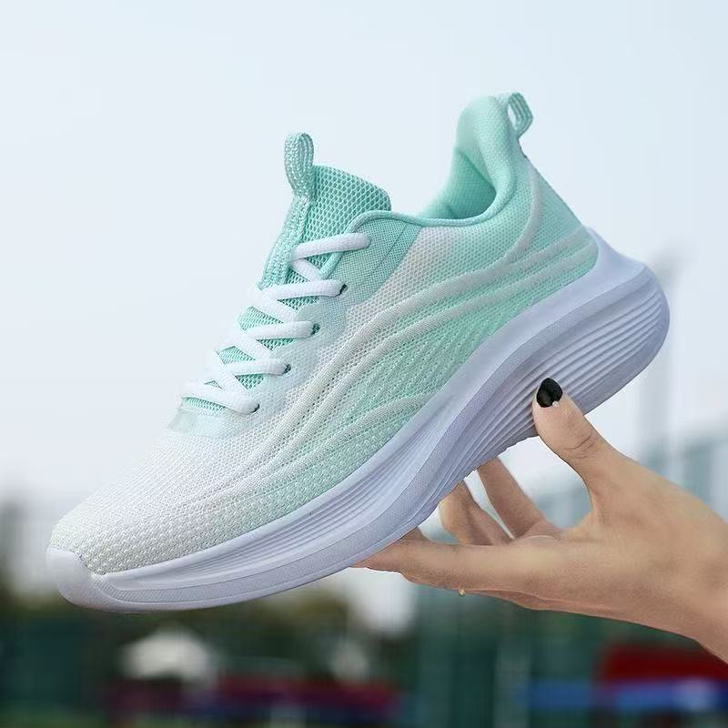 รองเท้าผู้หญิงฤดูร้อน Soft-Soled รองเท้าผู้หญิงวิ่งน้ําหนักเบาเดินรองเท้ารองเท้ากีฬาผู้หญิง CQ0G