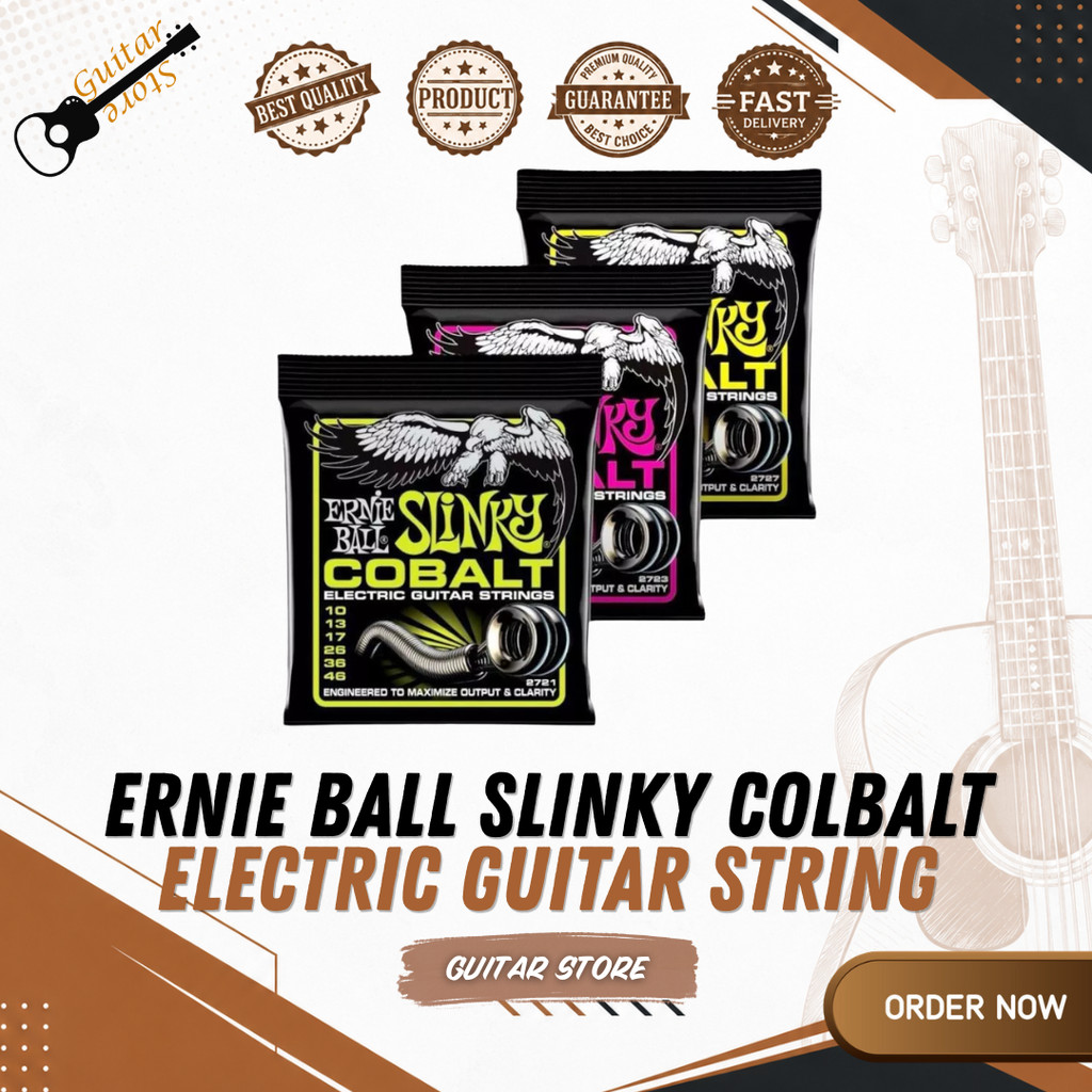 ERNIE BALL SLINKY COBALT – สายรัดไฟฟ้า