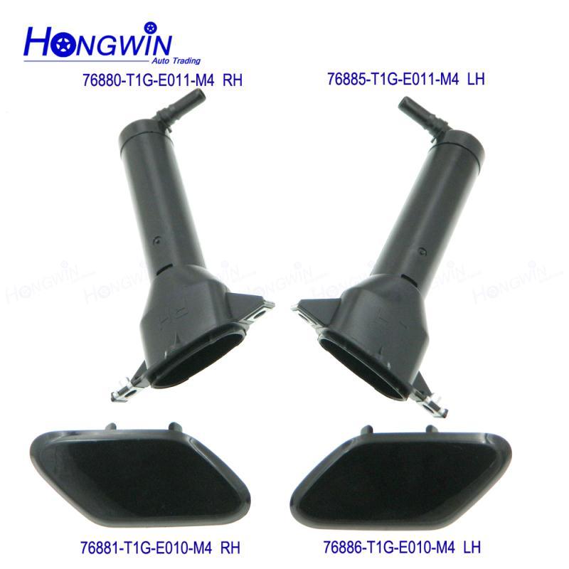 ฝาครอบหัวฉีดเครื่องซักผ้าไฟหน้าสําหรับ Honda CRV 2012-2017 (76880-T1G-E011-M4 76885-T1G-E011-M4 7688