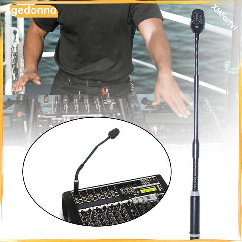[gedonna] Gooseneck Mic Plug and Play Easy to Adjust Professional with XLR Dynamic DJ Mic Dynamic Mi