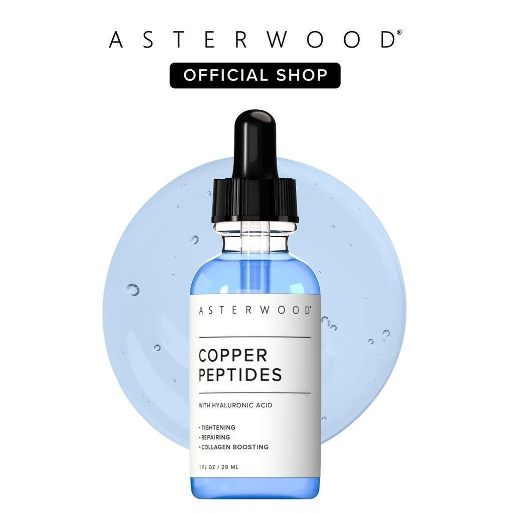 GHK-Cu Copper Peptide Essence ใช้เพื่อผิวกระชับหน้า ซ่อมแซมความเสียหายและส่งเสริมรุ่นคอลลาเจน มีกรด 
