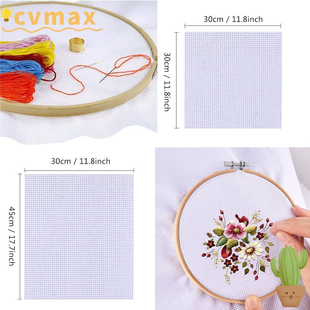 CYMX Aida Cloth DIY Canvas Cotton เย็บปักถักร้อย Cross