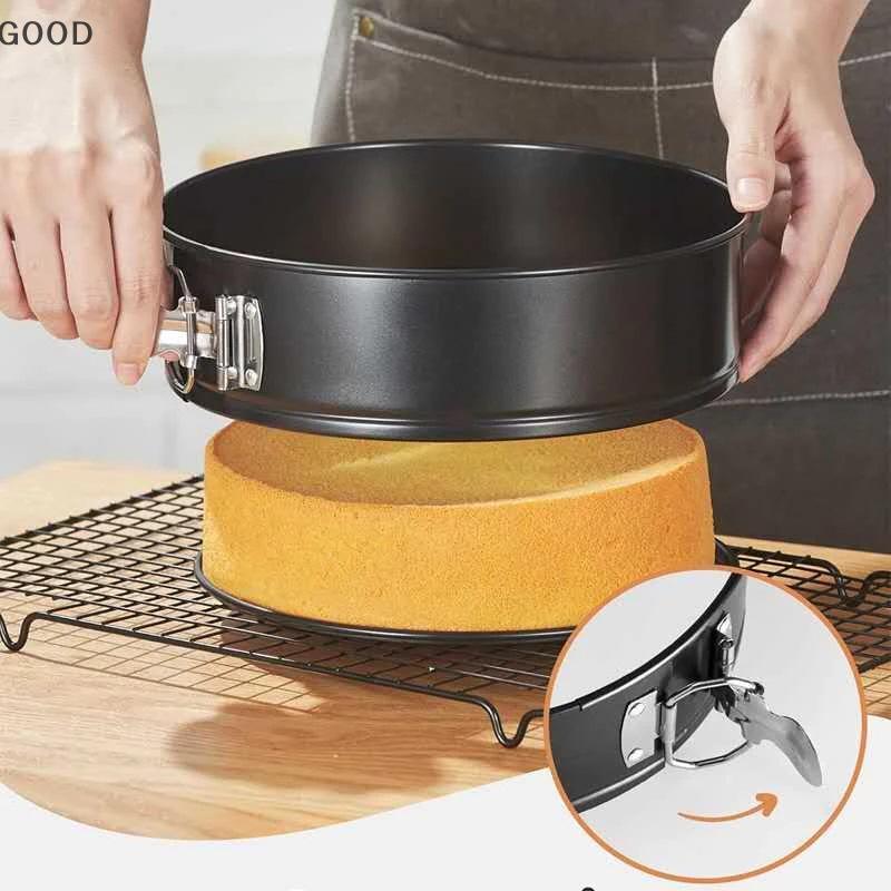 [GD] 3 In 1 Nonsti ถาดอบเค้กชุด 3 ชั้นเค้กแบบใช้ซ้ําได้ Mould สําหรับ Home Bakery Party ขนม DIY ทํา 
