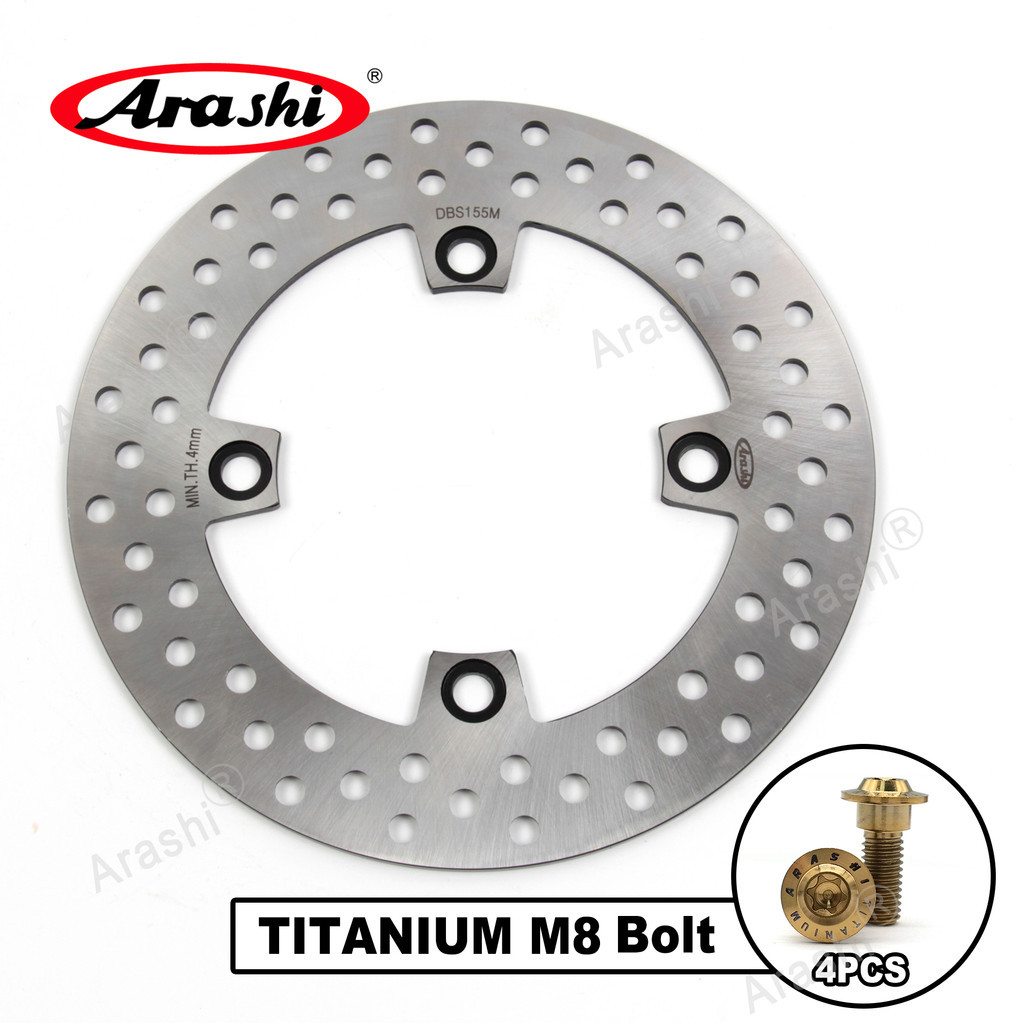 Arashi CNC ด้านหลังเบรคโรเตอร์สําหรับ HONDA CBR300R 2015-2017 / CRF300L CRF RALLY 300 2021 / XR400R 