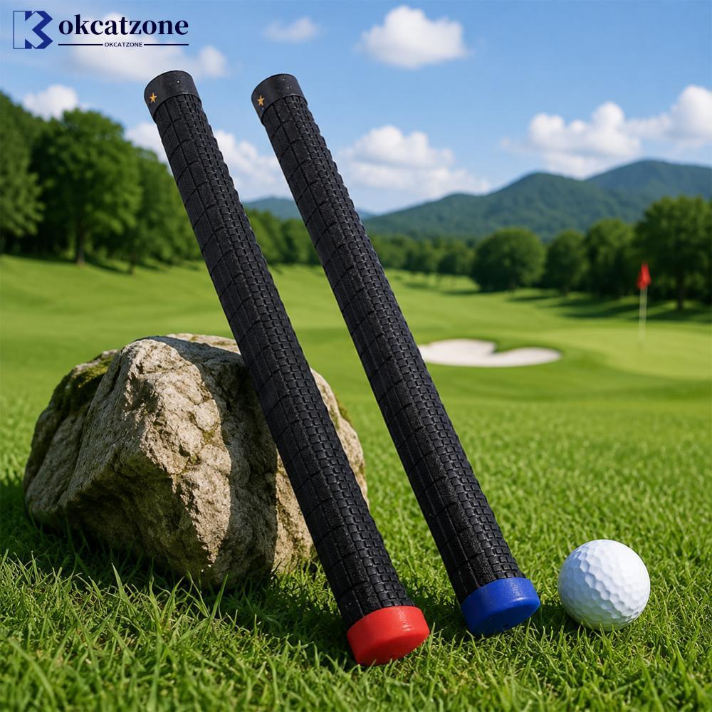 OKCATZONE 1PC 29*2.3 ซม.TPE ยาง Anti-Slip Golf Handle Shock-Absorbing Comfort Handle Golf Club เปลี่