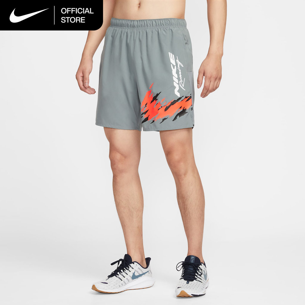 Nike Men's Challenger 7" Brief-Lined Running Shorts - Smoke Grey [HV2139-084]