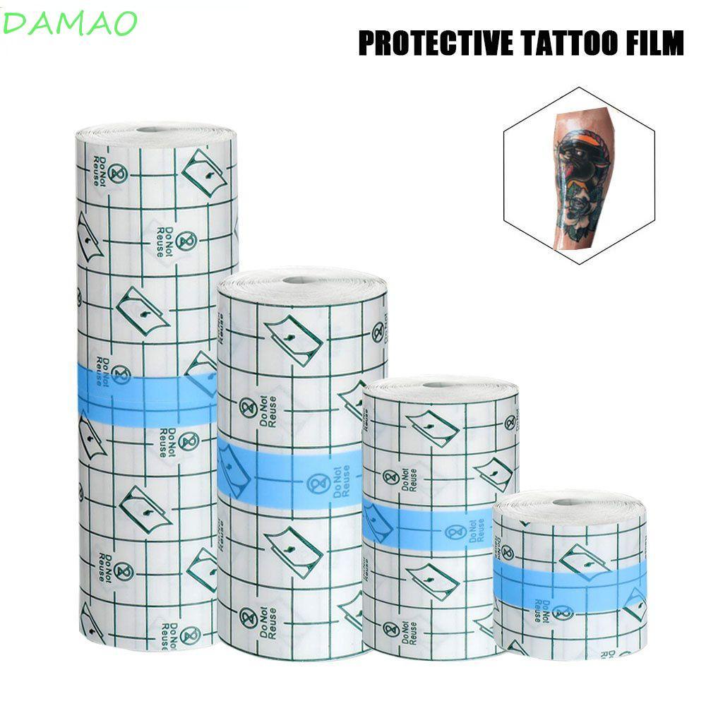 DAMAO Tattoo Aftercare ผ้าพันแผลผิว Healing ยืดกาวผ้าพันแผลป้องกัน Wound 5/10/15/20 ซม.โปร่งใส Tatto