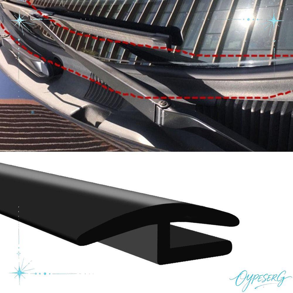 OYPESERG แถบซีลยางกระจกหน้ารถ, โปรไฟล์ H-Shape Black Car Weather Stripping, ยาง 1/1.7/3/5 เมตรความยาวทุกสภาพอากาศอัตโนมัติด้านหน้าซีลกระจกด้านหลัง