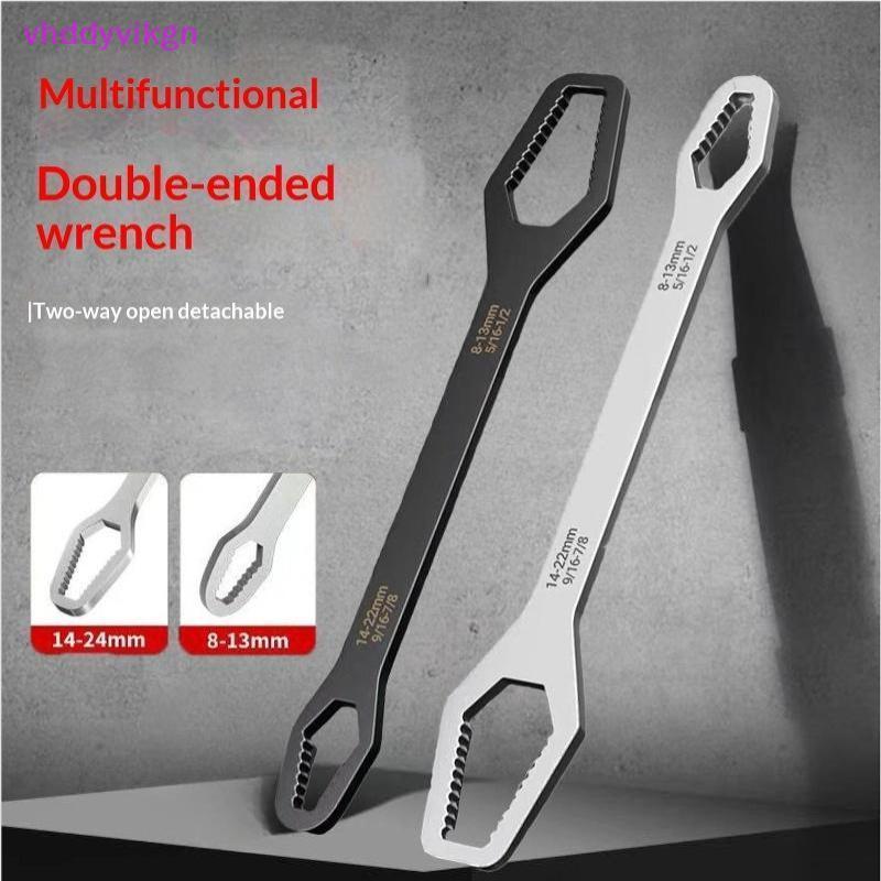 VHDD 1 PC Universal Double Ended Self-Tightening ประแจ 3-17 มม.8-24 มม.สวมทน Spanner สําหรับโรงรถ Workshop ใช้ทุกวัน TH