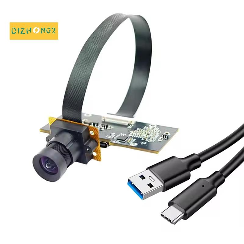 [dizhong2]3840H X 2160V 4K 8MP HD 1/2 นิ้ว OS08A10 USB3.0 Type-C โมดูลกล้อง FF 93° MJPEG,YUV2,H264 ,