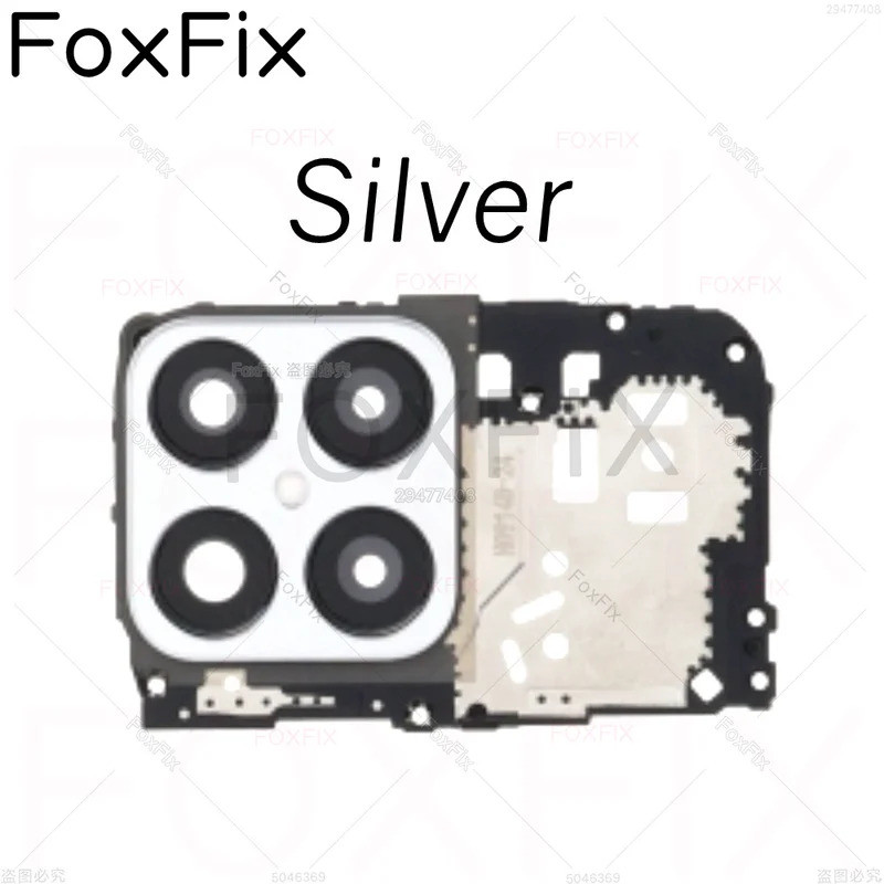 MotherBoard ฝาครอบยึดสําหรับ Honor X8 4G กล้องด้านหลังเลนส์กรอบ Bezel เปลี่ยน TFY-LX1 TFY-LX2 TFY-LX