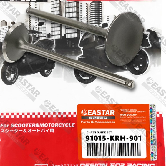 ชิ้นส่วนรถจักรยานยนต์ INTAKE EXHAUST ชุดวาล์วเครื่องยนต์สําหรับ TMX SUPREMO 91204-K59-A11