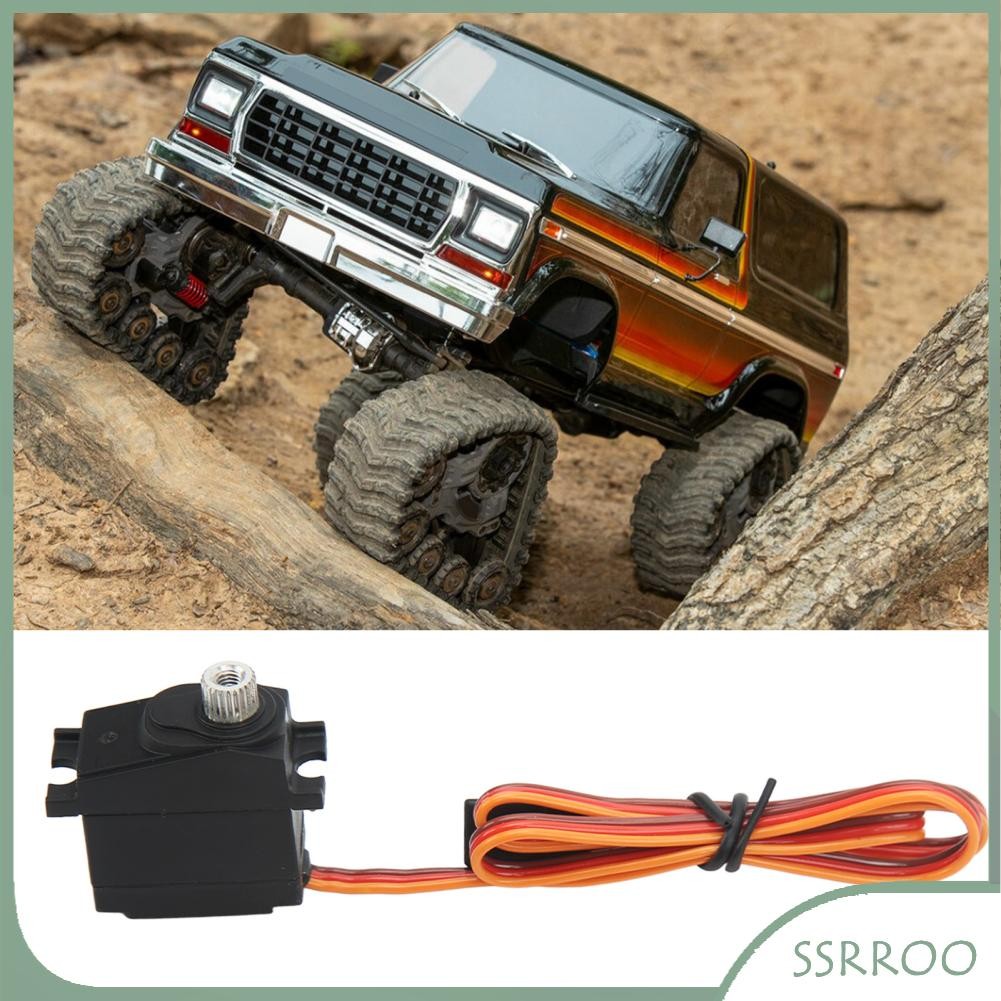 Ssrroo RC Car Micro Servos 6-8.4V อุปกรณ์โลหะที่แข็งแรงพร้อมแขนเซอร์โวบัฟเฟอร์ 25T สำหรับรถยนต์