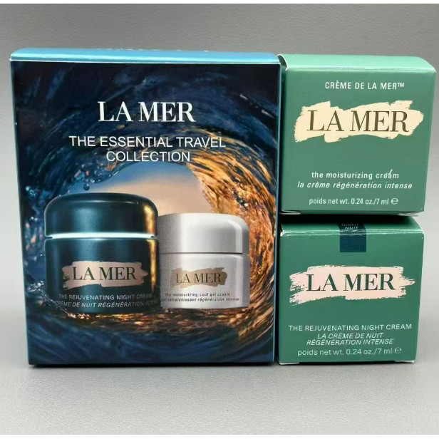 LAMER Miracle Night Cream Anti-aging Repair Firming Rejuvenating Essence Night Cream 7ml+7ml