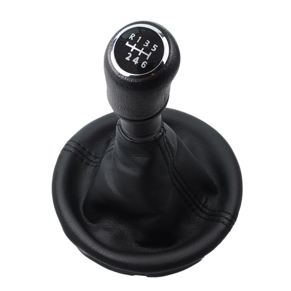 6-Speed Car Gear Dust Cover Shift Handle Handball เหมาะสําหรับ Volkswagen T5 T5.1 Gp 03-11
