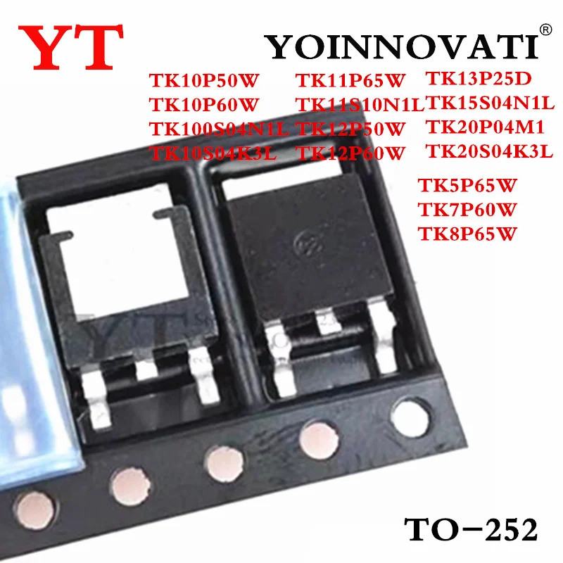 5PCS TK10P60W TK10P50W TK100S04N1L TK10S04K3L TK11P65W TK11S10N1L TK12P50W TK252P60W TK13S TK20P04K1