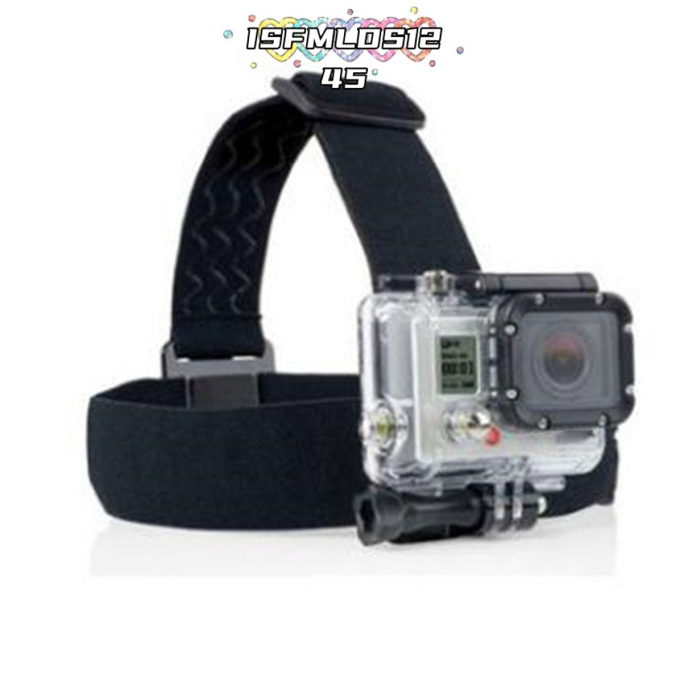 ISFMLDS1245 Head Strap Mount, Soft Camera Head Band Camera Headband Belt, Anti-slip Elastic Terylene