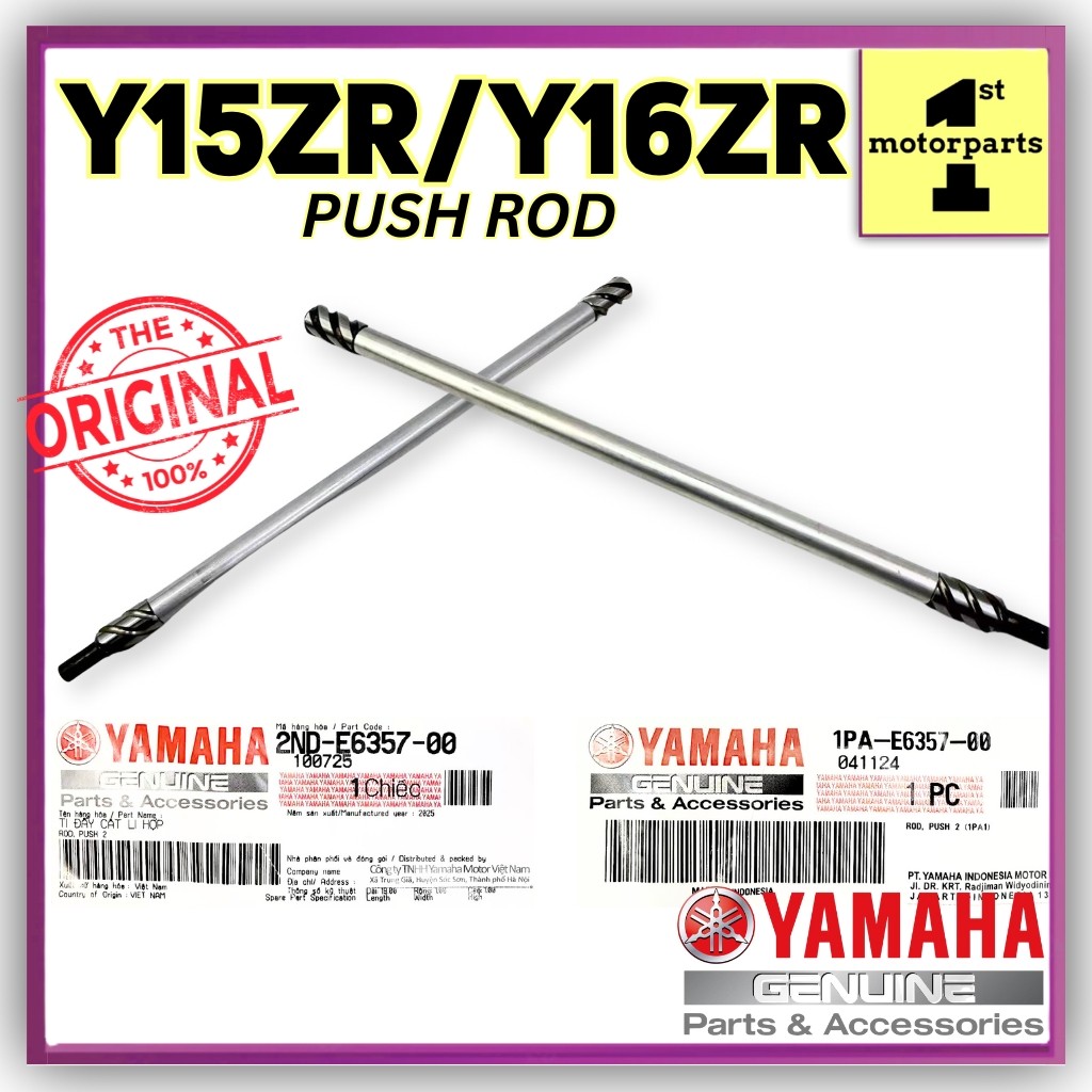 Y16ZR Y16 Y16Z V1 V2 / Y15ZR Y15Z Y15 V1 V2 2ND 1PA E6357 PUSH ROD