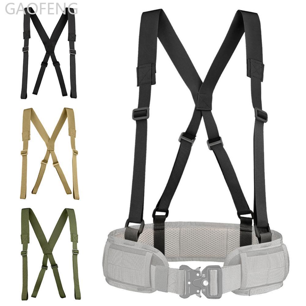 สายคล้องไหล่อยู่ทรงyHarness สำหรับผู้ชาย ทนทานสูง เหมาะสำหรับอุปกรณ์เสริมเข็มขัดทหารแบบcombat