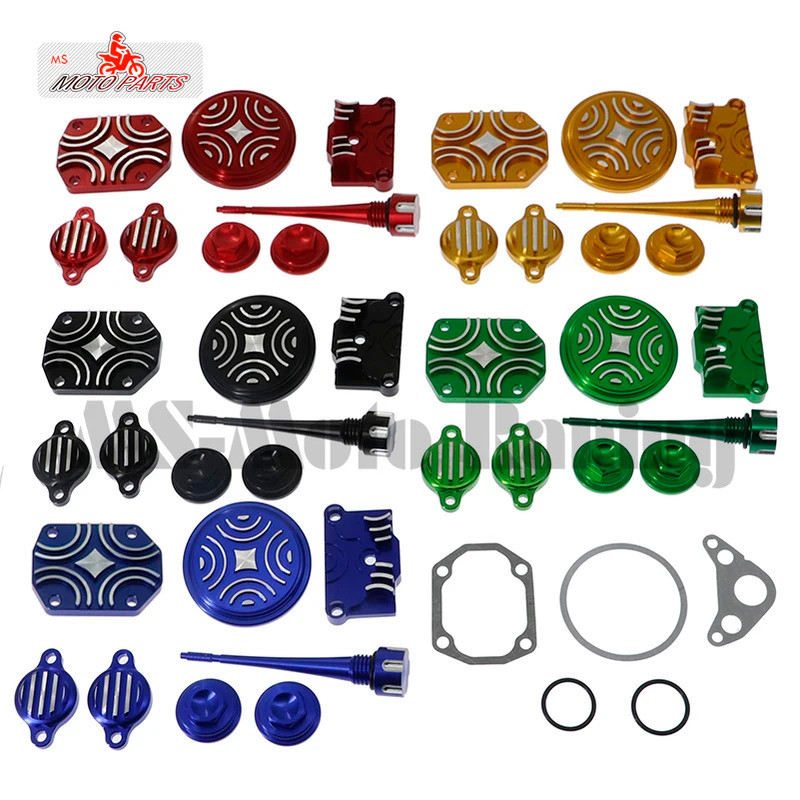 สี CNC อลูมิเนียมเครื่องยนต์วาล์วสําหรับ Lifan YX 110 125 140 เครื่องยนต์ SSR YCF YX CRF50 XR50 Pit 