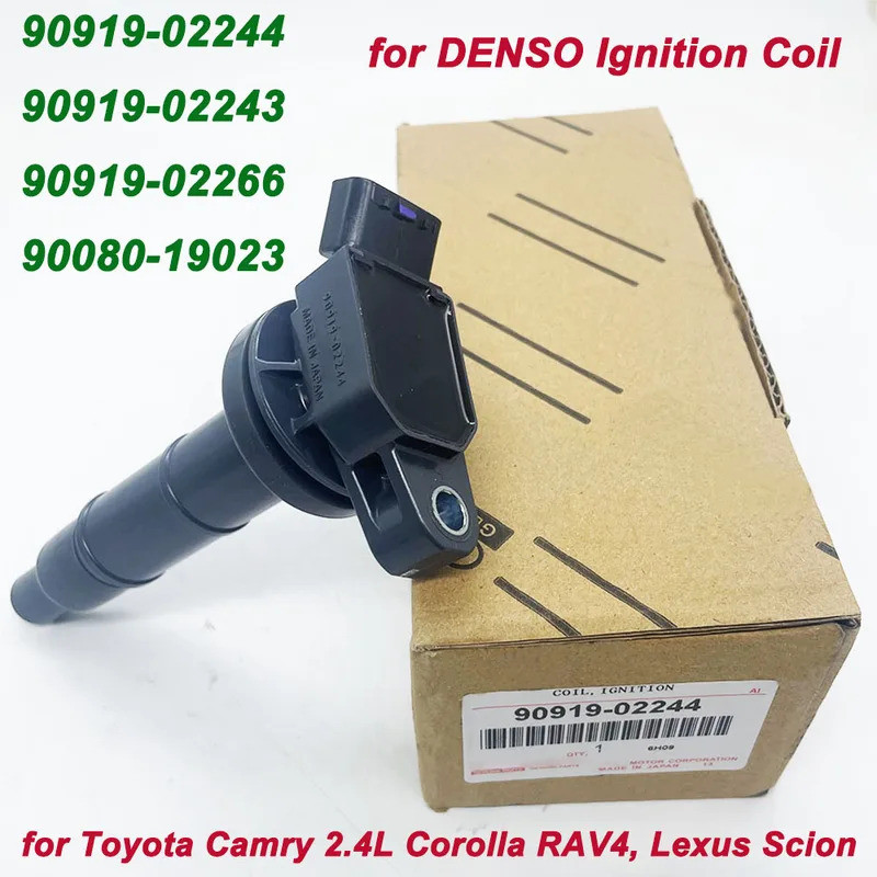 สําหรับ D-ENSO คอยล์ 90919-02244 90919-02266 9091902244 673-1307 สําหรับ Toyota Camry Highlander Vib