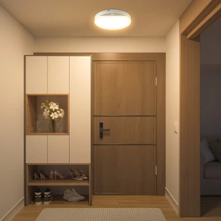 SPRISE โคมไฟเพดาน Motion Sensor โคมไฟระยะไกล 6W Magnetic Stick-On 3 สี & 5 ความสว่างไฟบ้านสําหรับห้องอาบน้ํา,ตู้เสื้อผ้า,ตู้,Hallway