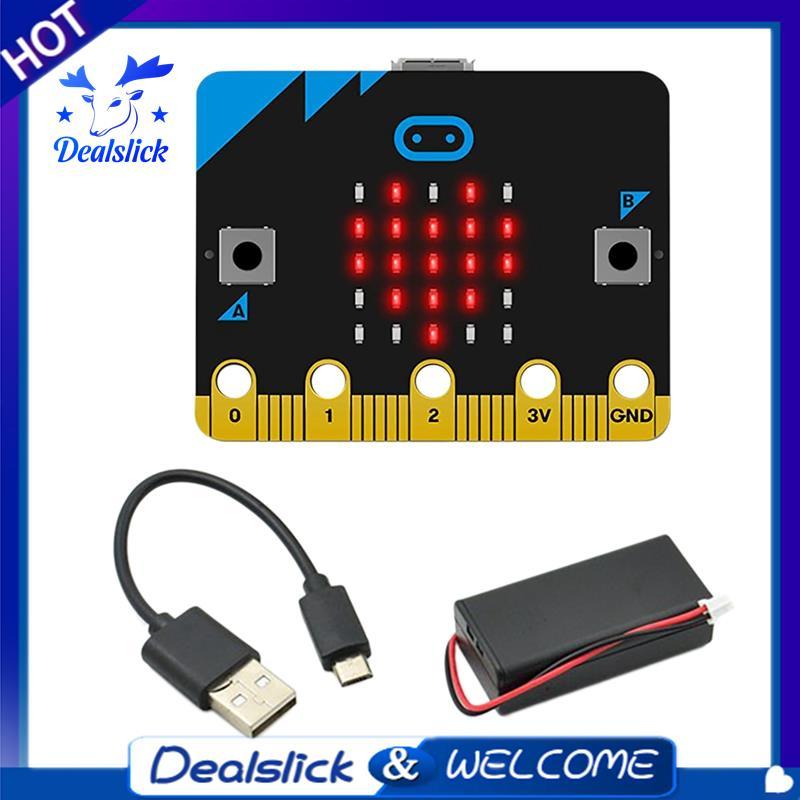 V1.5 บอร์ดพัฒนารถสมาร์ทชุด/Qtruck/Python Education Microbit หุ่นยนต์ตั้งโปรแกรมได้สําหรับ DIY