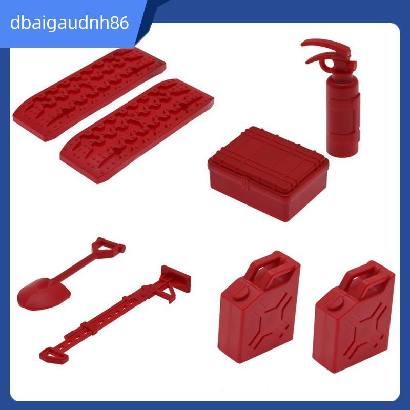 READY STOCK8Pcs จําลองพลั่วทรายบันไดถังดับเพลิงสําหรับ MN D90 MN99S Fayee FY003 RC รถตกแต่งอะไหล่