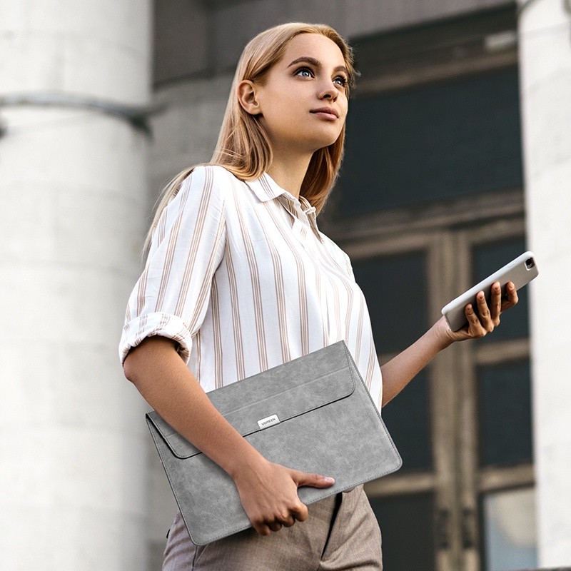 UGREEN กระเป๋าแล็ปท็อปสําหรับ MacBook Air Pro 13 13.3 15 16 นิ้วโน้ตบุ๊คสําหรับแล็ปท็อปแท็บเล็ตกระเป๋าคอมพิวเตอร์ - รูปที่ 6