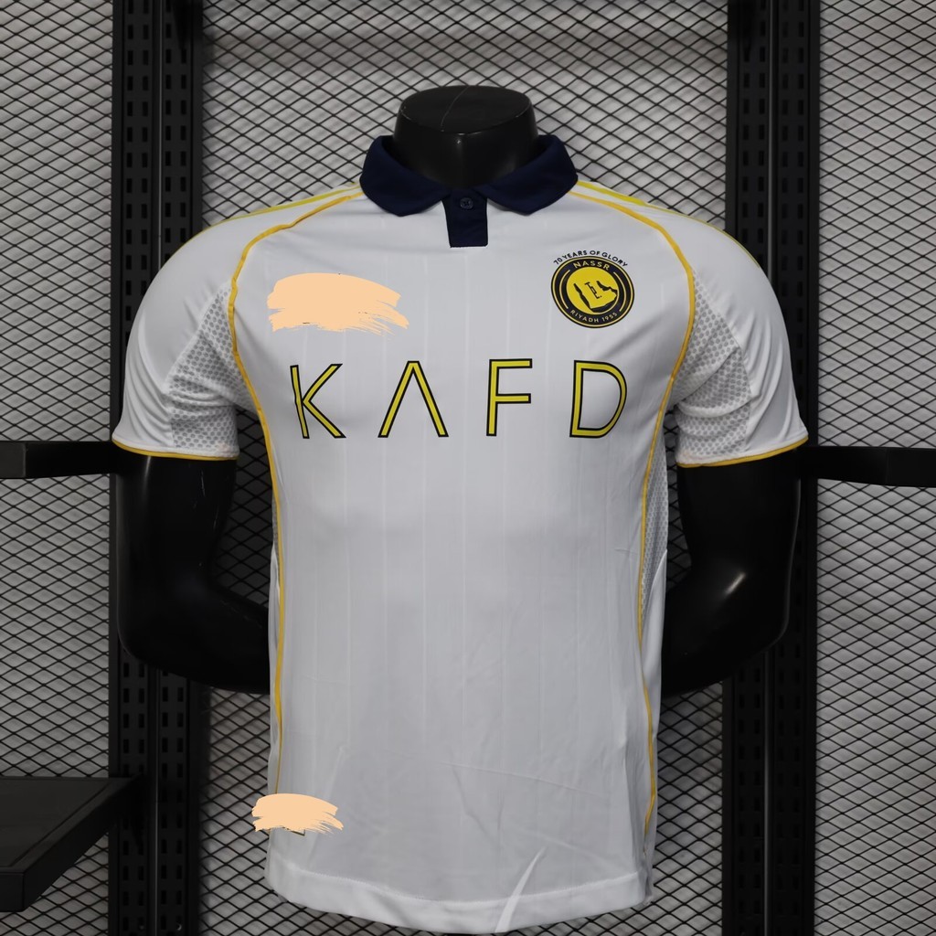 S-XXL 2526 Al-Nassr FC 2 Away Player Edition เสื้อยืดแขนสั้น AAA + S-3XL