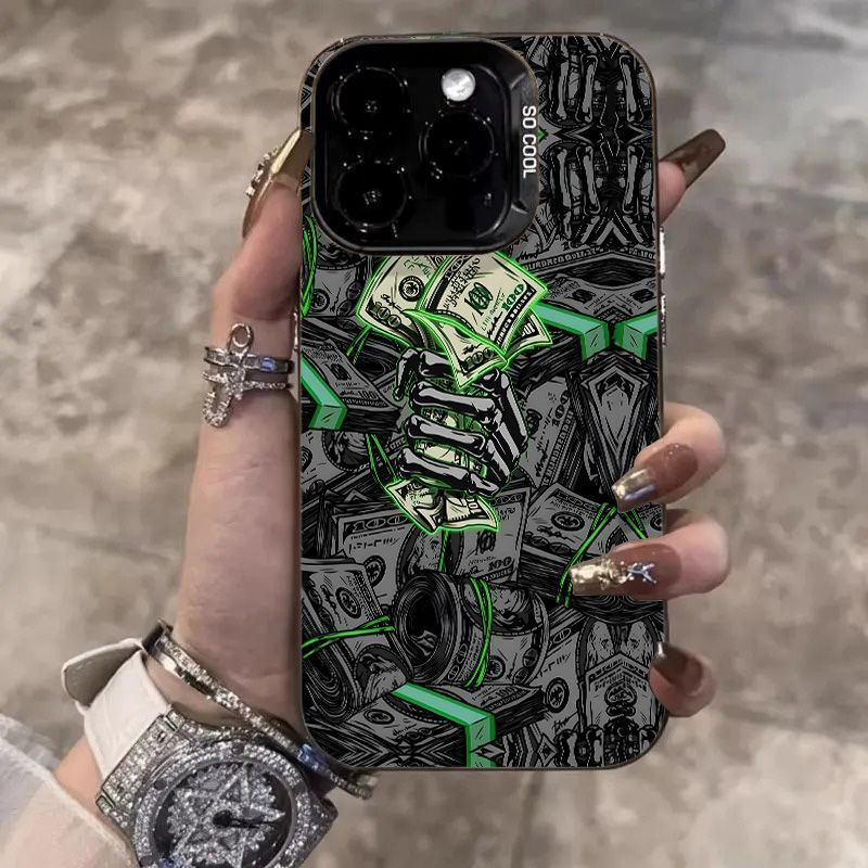 ถือ US Dollar 16/15promax เคสโทรศัพท์ iphone14/13/12/11 กันกระแทก xr6/7p