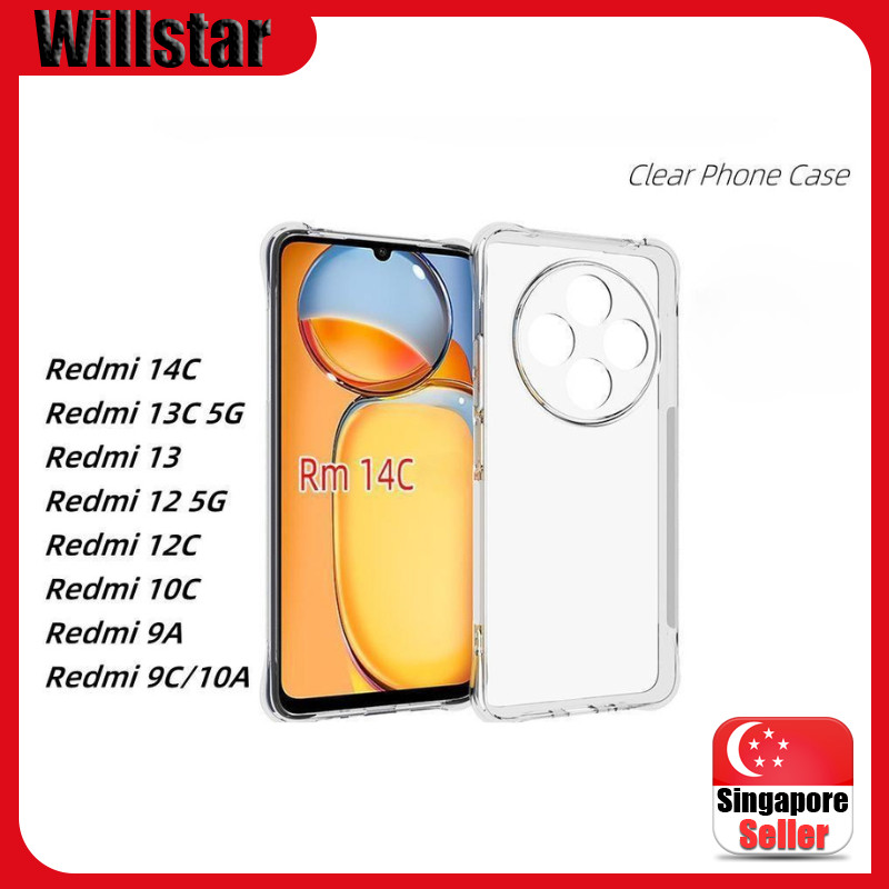Xiaomi Anti Shock Redmi 14C 13C 12C 10C 9A 10C เคสใส