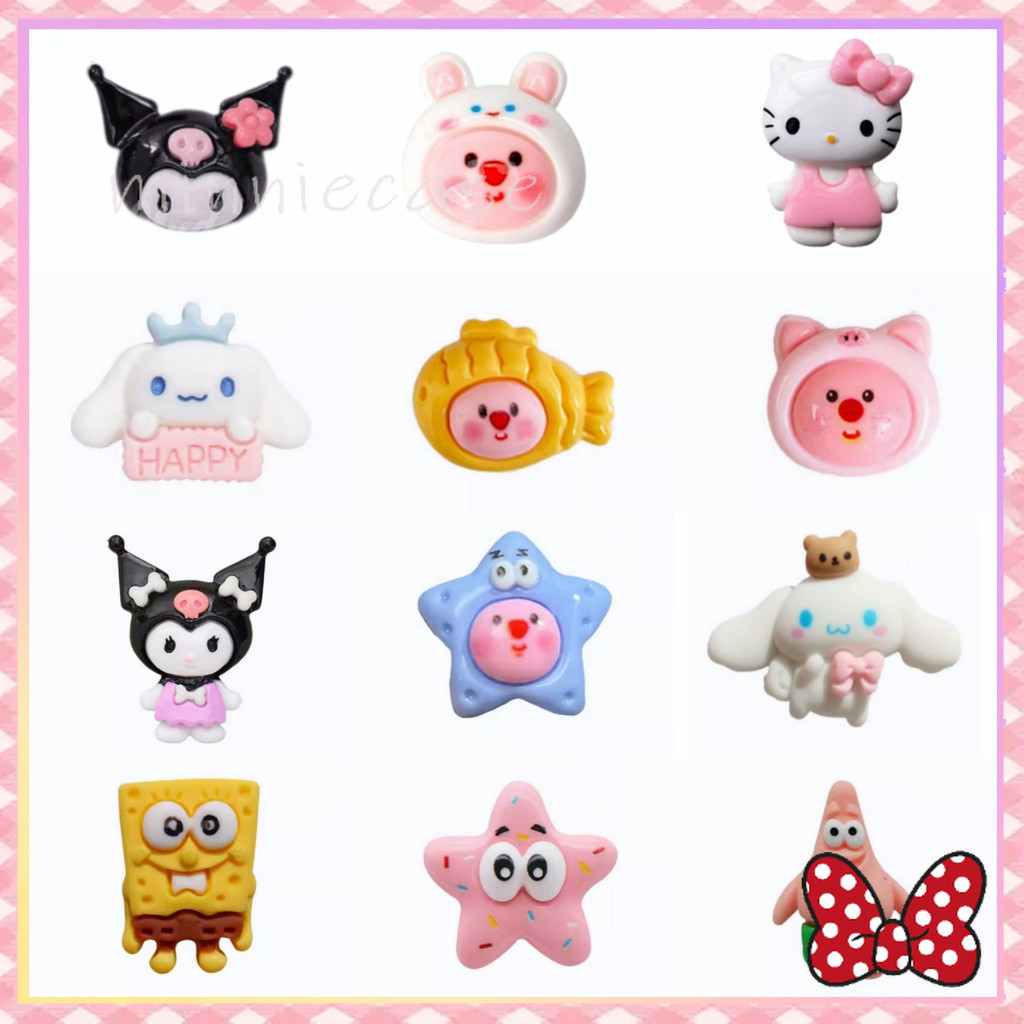 sweet DIYสติกเกอร์โทรศัพท์ อุปกรณ์เสริมเรซินการ์ตูนน่ารัก Phone Sticker อุปกรณ์เสริม ตกแต่งเคสโทรศัพท์ สติกเกอร์เรซิ่