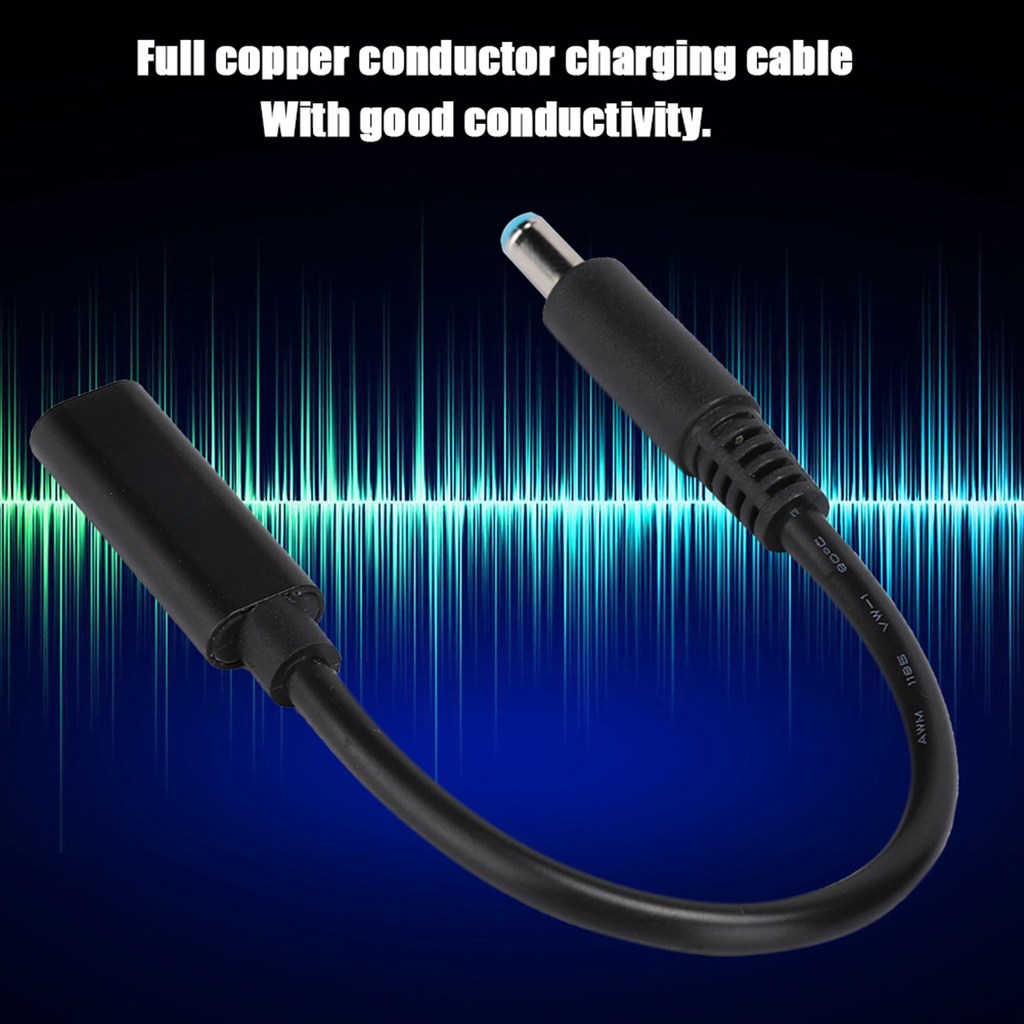สายชาร์จแล็ปท็อป Type-C Female Input Power Adapter Cable for HP Notebook Laptop